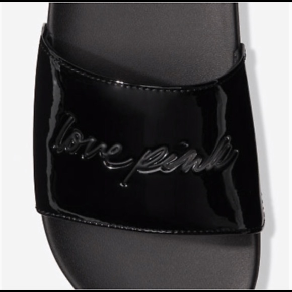 SOLD! Victoria's Secret Pink Single Strap Slides - Picture 2 of 7